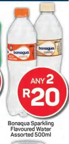 Pick n Pay Bonaqua Sparkling Flavoured Water Assorted 500ml offer