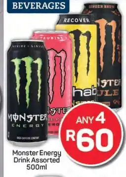 Pick n Pay Monster Energy Drink Assorted 500ml offer