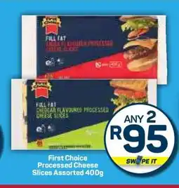 Pick n Pay Hypermarket First Choice Processed Cheese Slices Assorted 400g offer
