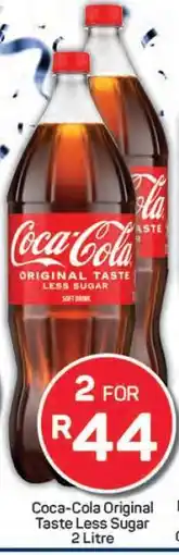 Pick n Pay Coca-Cola Original Taste Less Sugar 2 Litre offer
