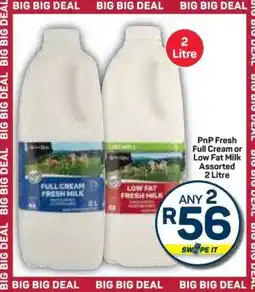 Pick n Pay Hypermarket PnP Fresh Full Cream or Low Fat Milk offer