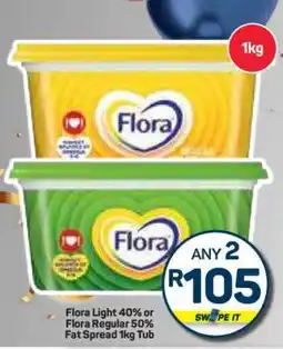 Pick n Pay Hypermarket Flora Light 40% or Flora Regular 50% Fat Spread offer