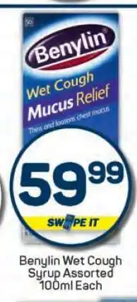 Pick n Pay BENYLIN Wet Cough Syrup Assorted offer