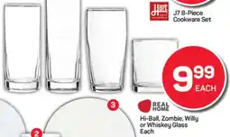Pick n Pay REAL HOME Hi-Ball, Zombie, Willy or Whiskey Glass offer