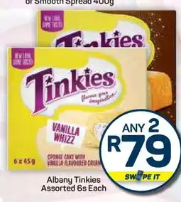 Pick n Pay Hypermarket Albany Tinkies Assorted 6s Each offer