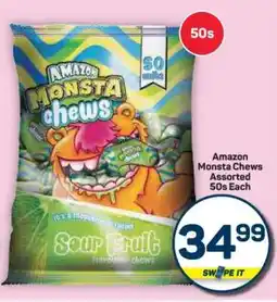 Pick n Pay Hypermarket Amazon Monsta Chews Assorted 50s Each offer