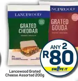 Pick n Pay Hypermarket Lancewood Grated Cheese Assorted 200g offer