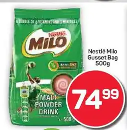 Pick n Pay Hypermarket Nestlé Milo Gusset Bag 500g offer