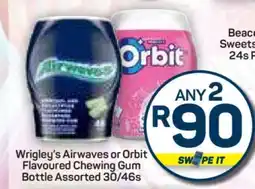 Pick n Pay Hypermarket Wrigley's Airwaves or Orbit Flavoured Chewing Gum Bottle offer