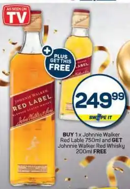 Pick n Pay Johnnie Walker Red Label 750ml offer