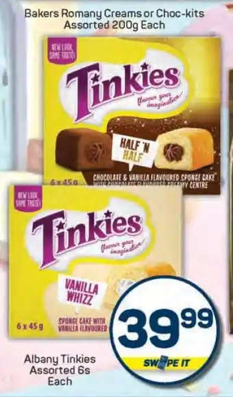 Pick n Pay Albany Tinkies Assorted 6s offer