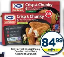Pick n Pay Hypermarket Sea Harvest Crisp & Chunky Crumbed Hake Fillets offer