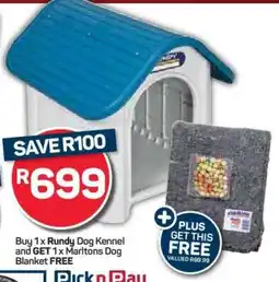 Pick n Pay Hypermarket Rundy Dog Kennel offer