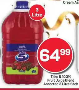 Pick n Pay Hypermarket TAKE 5 100% FRUIT JUICE BLEND offer
