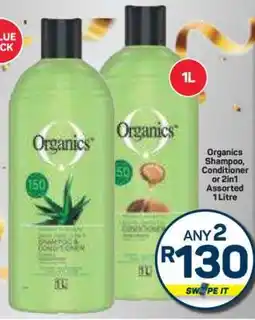Pick n Pay Hypermarket Organics Shampoo Conditioner or 2in1 offer