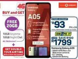 Pick n Pay Hypermarket Samsung Galaxy A05 offer