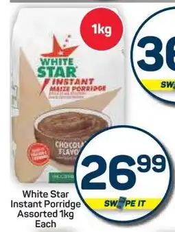 Pick n Pay Hypermarket White Star Instant Porridge Assorted offer