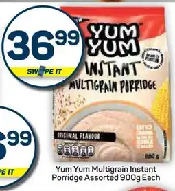 Pick n Pay Hypermarket Yum Yum Multigrain Instant Porridge Assorted 900g offer