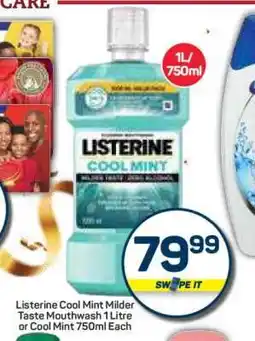 Pick n Pay Hypermarket Listerine Cool Mint Mouthwash offer