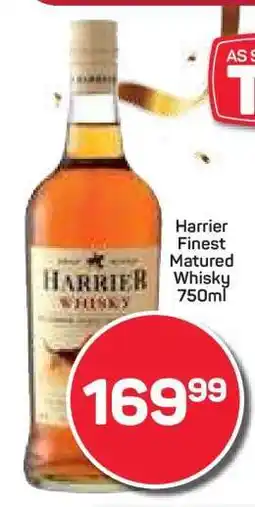 Pick n Pay Hypermarket HARRIER FINEST MATURED WHISKY 750ml offer