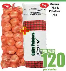 Boxer Onions 7kg & Potatoes 7kg offer