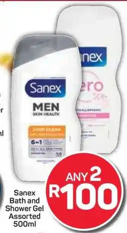 Pick n Pay Hypermarket Sanex Bath and Shower Gel Assorted 500ml offer