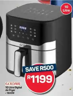 Pick n Pay Hypermarket Goldair 10 Litre Digital Air Fryer offer