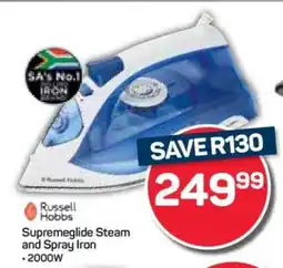 Pick n Pay Hypermarket Russell Hobbs Supremeglide Steam and Spray Iron offer