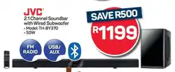 Pick n Pay Hypermarket JVC 2.1 Channel Soundbar with Wired Subwoofer offer
