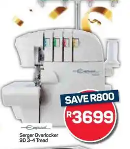 Pick n Pay Hypermarket Empisal Serger Overlocker 9D 3-4 Thread offer