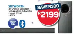 Pick n Pay Hypermarket Skyworth 2.1 Channel Soundbar offer