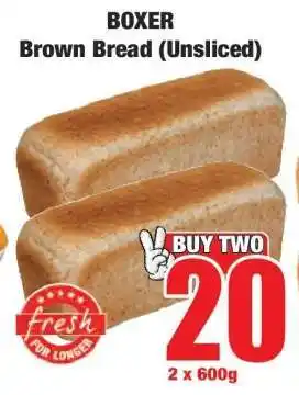 Boxer BOXER Brown Bread (Unsliced) offer