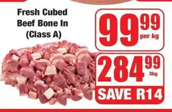 Boxer Fresh Cubed Beef (Bone In) Class A offer