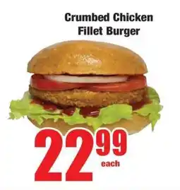 Boxer Crumbed Chicken Fillet Burger offer