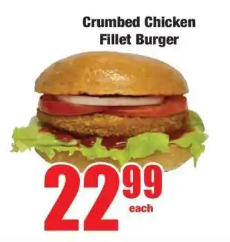 Boxer Crumbed Chicken Fillet Burger offer