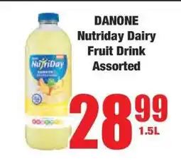 Boxer DANONE Nutriday Dairy Fruit Drink Assorted offer