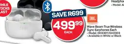Pick n Pay Hypermarket Wave Beam True Wireless Sync Earphones offer