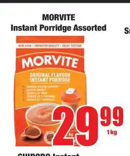 Boxer MORVITE Instant Porridge Assorted offer