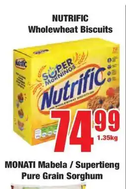 Boxer NUTRIFIC Wholewheat Biscuits offer