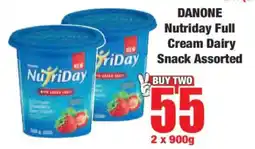 Boxer DANONE Nutriday Full Cream Dairy Snack Assorted offer
