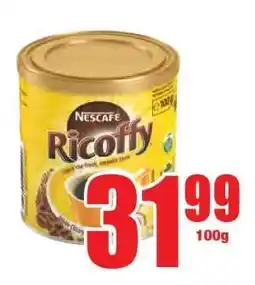 Boxer Nescafé Ricoffy offer