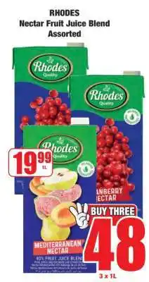 Boxer RHODES Nectar Fruit Juice Blend Assorted offer