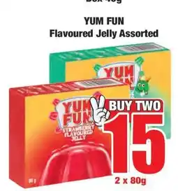 Boxer YUM FUN Flavoured Jelly Assorted offer
