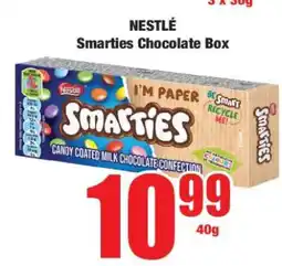 Boxer Nestlé Smarties Chocolate Box offer