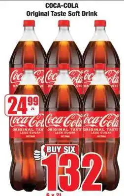 Boxer COCA-COLA Original Taste Soft Drink offer