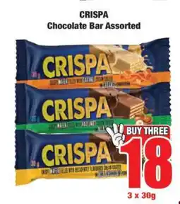 Boxer CRISPA Chocolate Bar Assorted offer