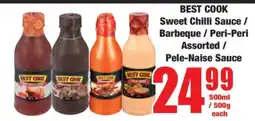 Boxer BEST COOK Sweet Chilli Sauce / Barbeque / Peri-Peri Assorted / Pele-Naise Sauce offer