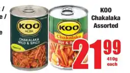 Boxer KOO Chakalaka Assorted offer