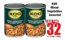 Boxer KOO Mixed Vegetables Assorted offer