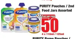 Boxer PURITY Pouches / 2nd Food Jars Assorted offer